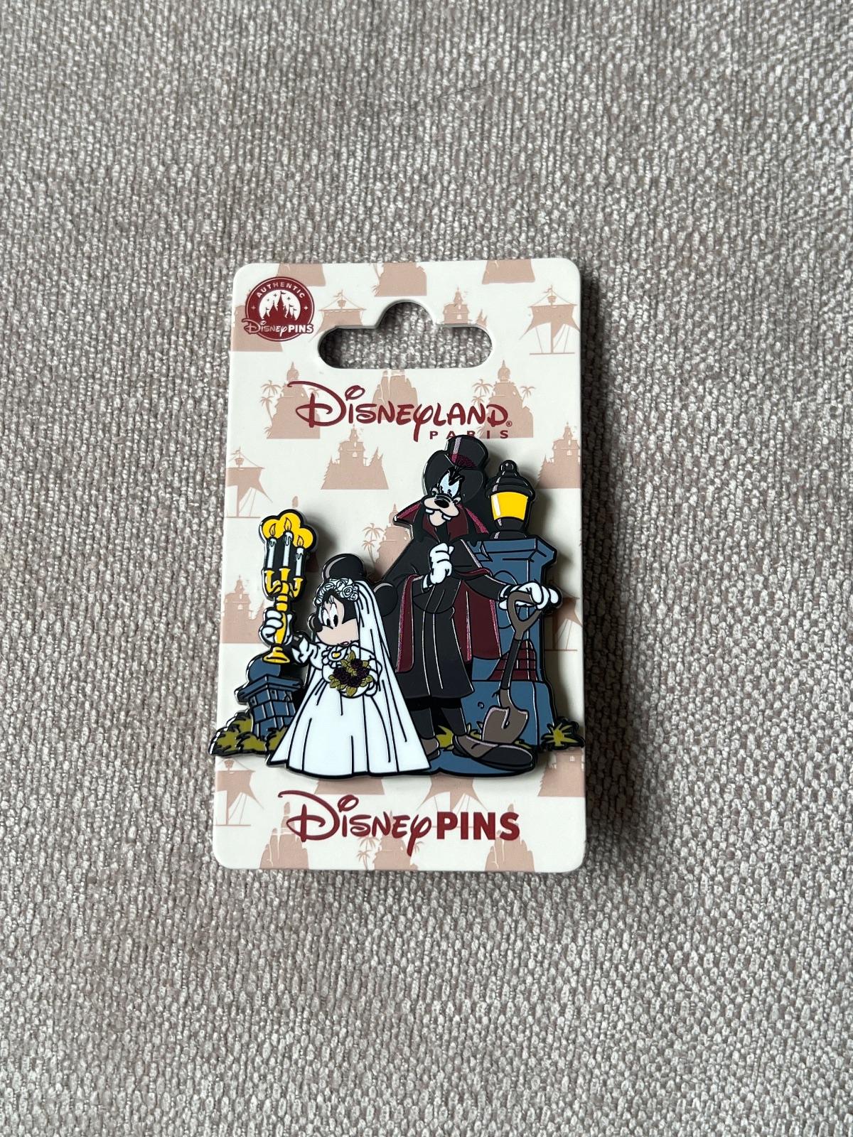 Disneyland Paris July 2026 Attractions Phantom Manor Goofy Minnie Pin view 1