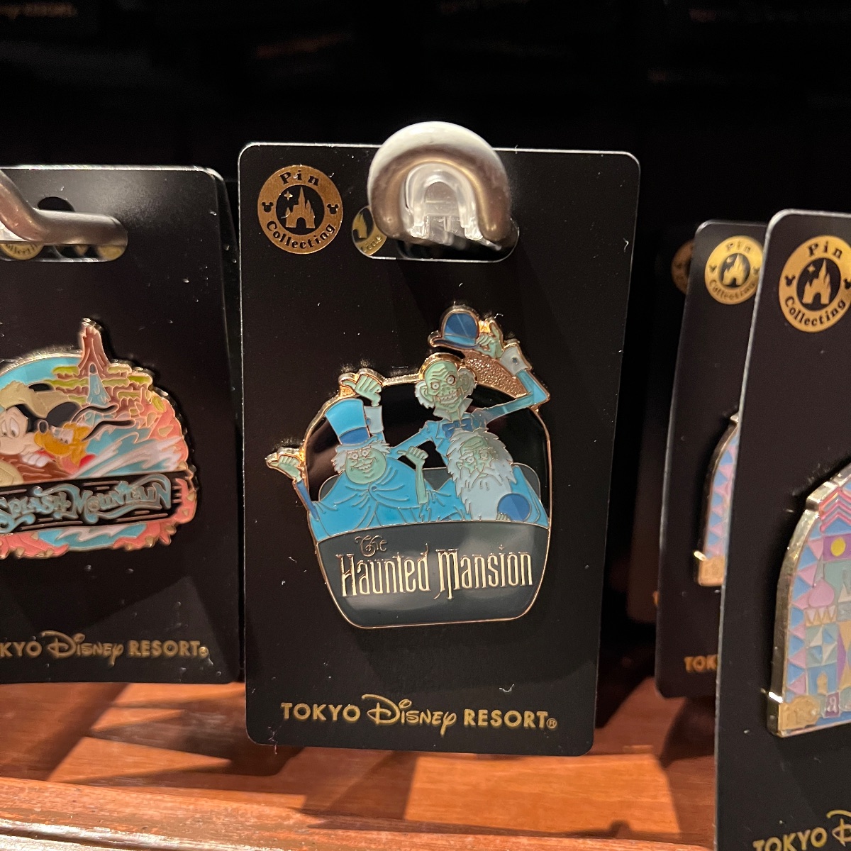 Tokyo Disney Haunted Mansion Cart Attraction Pin view 1