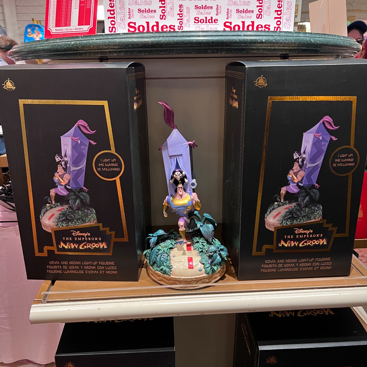 Disneyland Paris Emperor’s New Groove Yzma Kronk Running Figurine view 2
