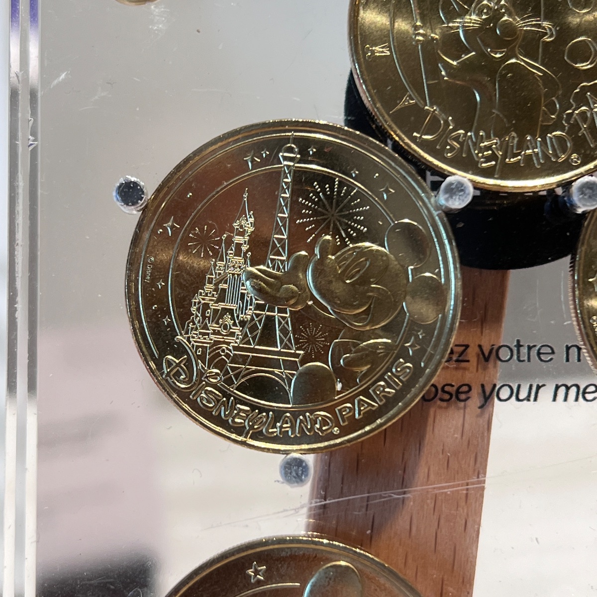 Disneyland Paris Monnaie De Paris Mickey Mouse Castle Eiffel Tower Coin