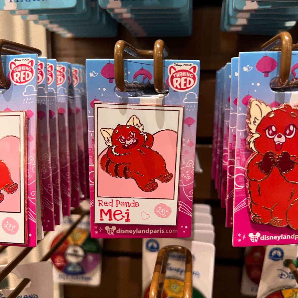 Disneyland Paris Red Panda Mei Turning Red Polaroid Pin