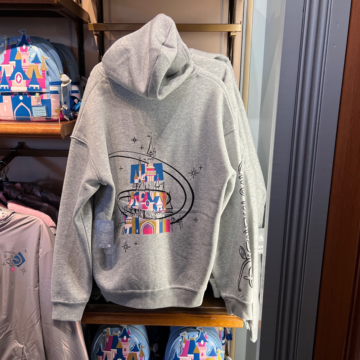 Disneyland Paris Sketch Colour Block Hoodie view 2