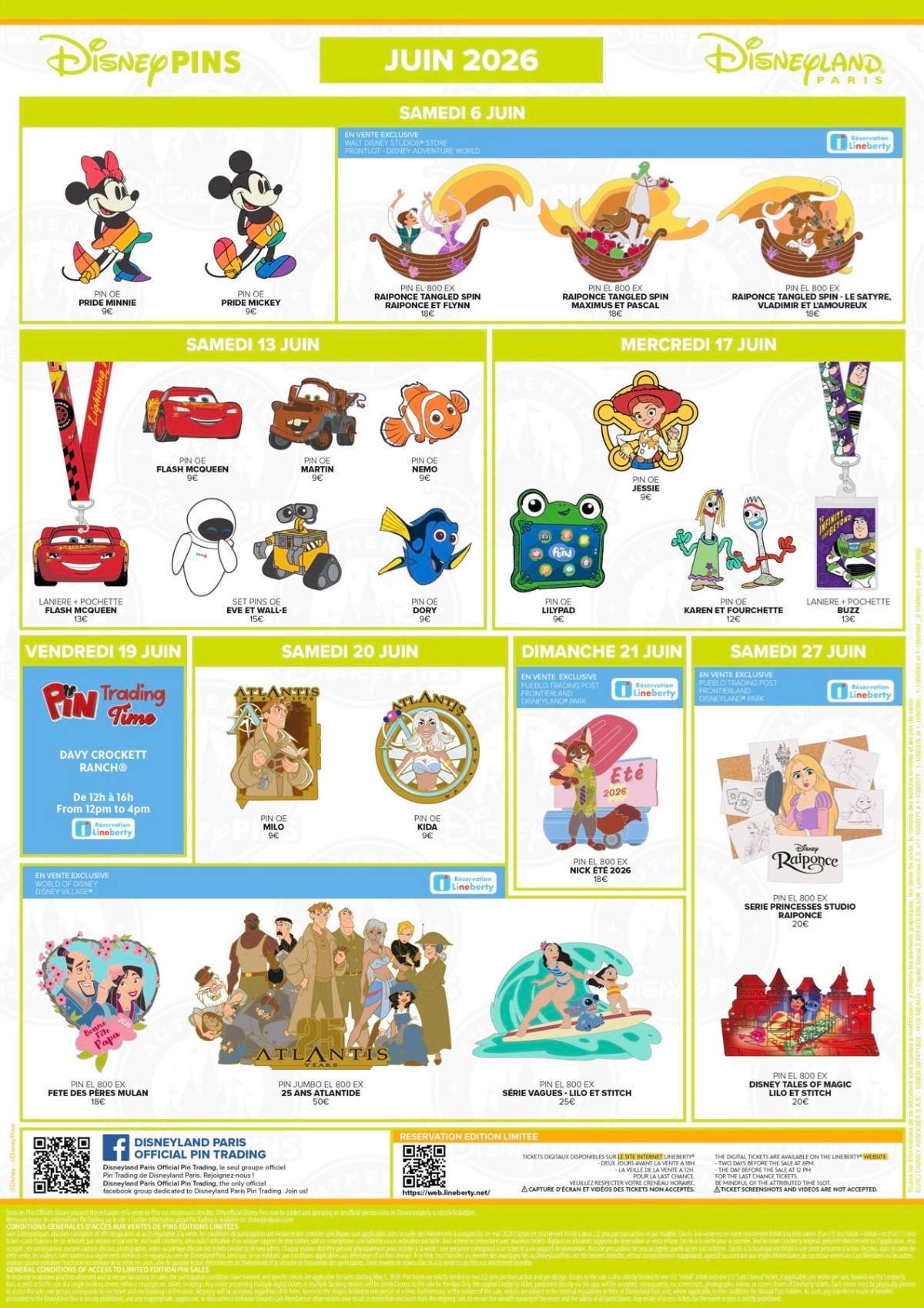 June 2026 pin release calendar
