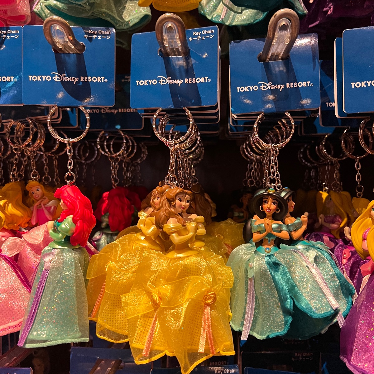 Tokyo Disney Beauty and the Beast Belle Dress Keyring view 2