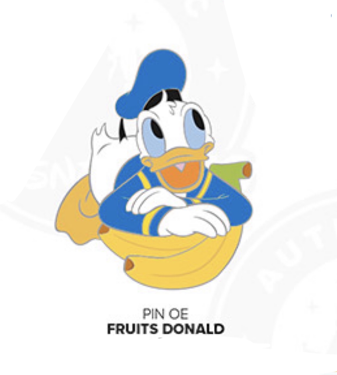 Disneyland Paris August 2026 Donald Duck Banana Pin