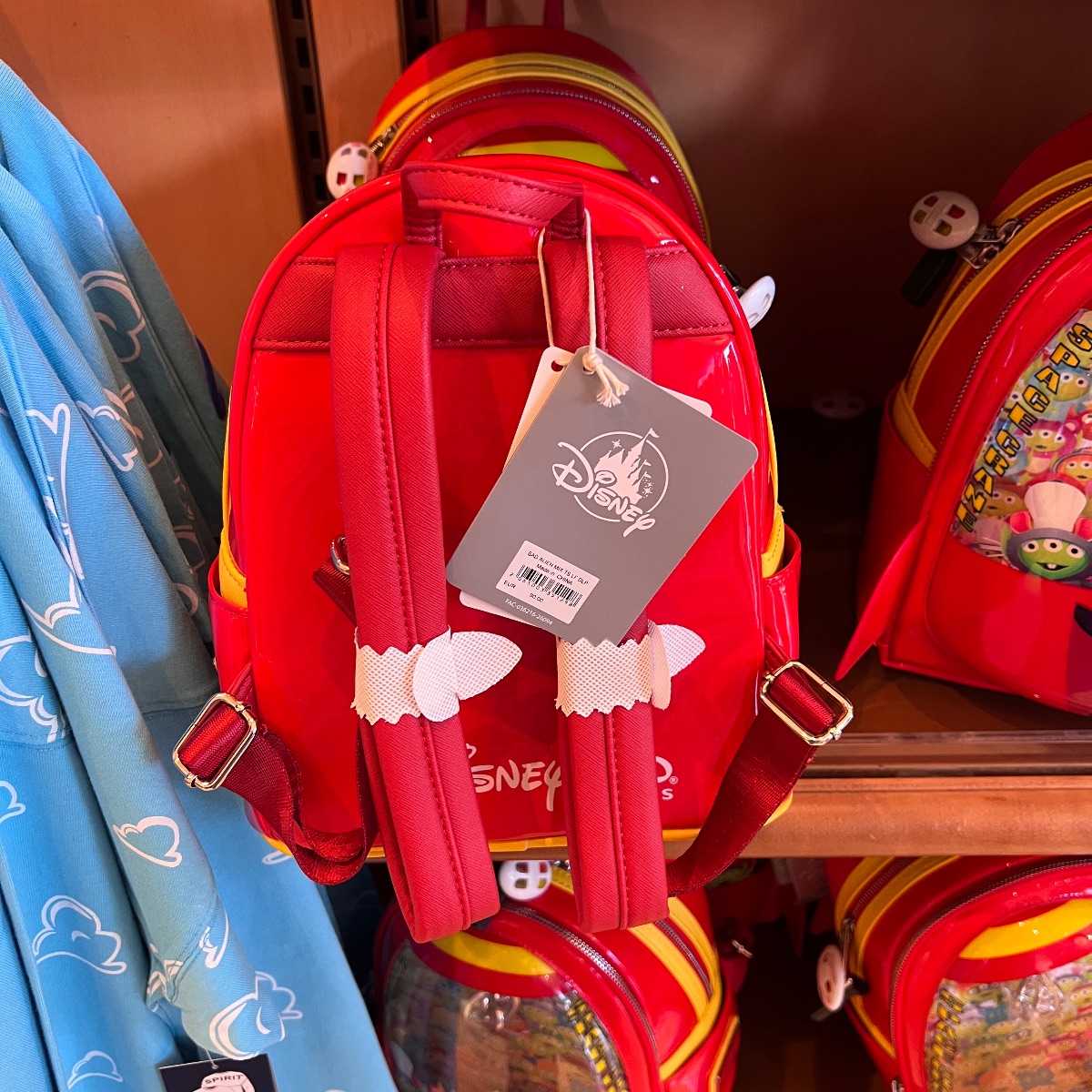 Disneyland Paris Loungefly Toy Story Aliens Claw Machine Backpack view 2