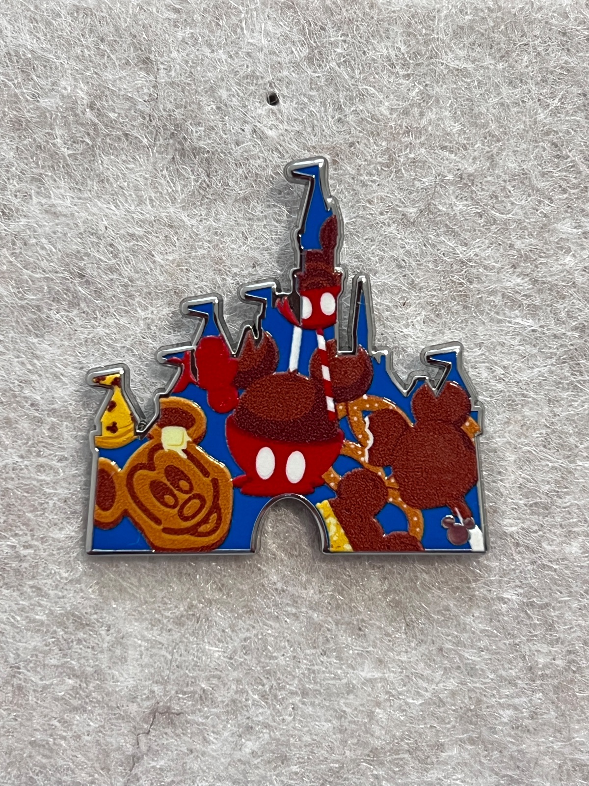 Disneyland Resort 2025 Hidden Mickey Wave A Disney Snacks Castle Pin