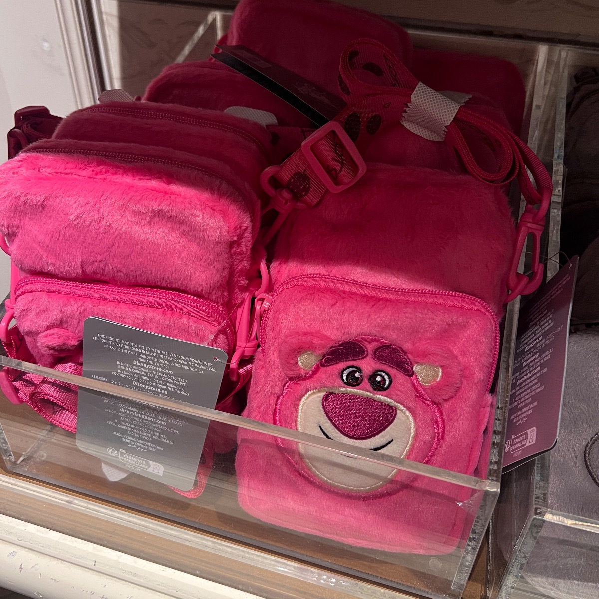Disneyland Paris Toy Story Lotso Plush Side Bag view 1