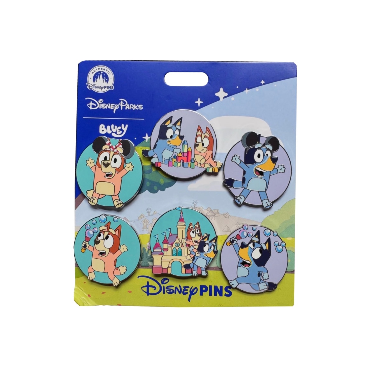 US Disney Bluey Bingo 6 Pin Booster Pack view 1