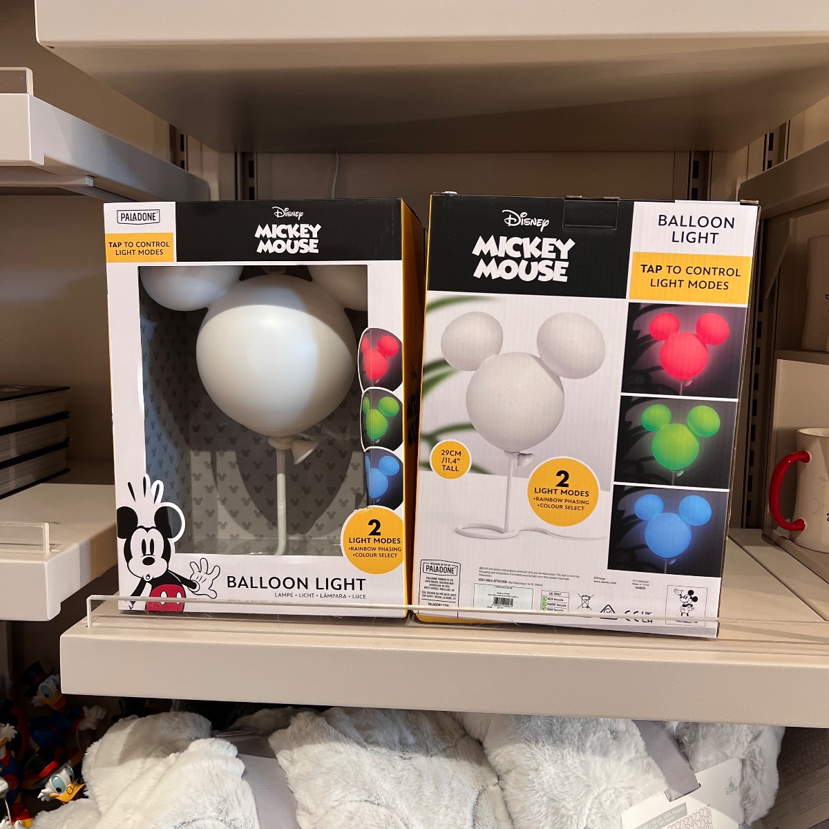 Disneyland Paris Light Up Balloon Mickey Head Lamp view 2
