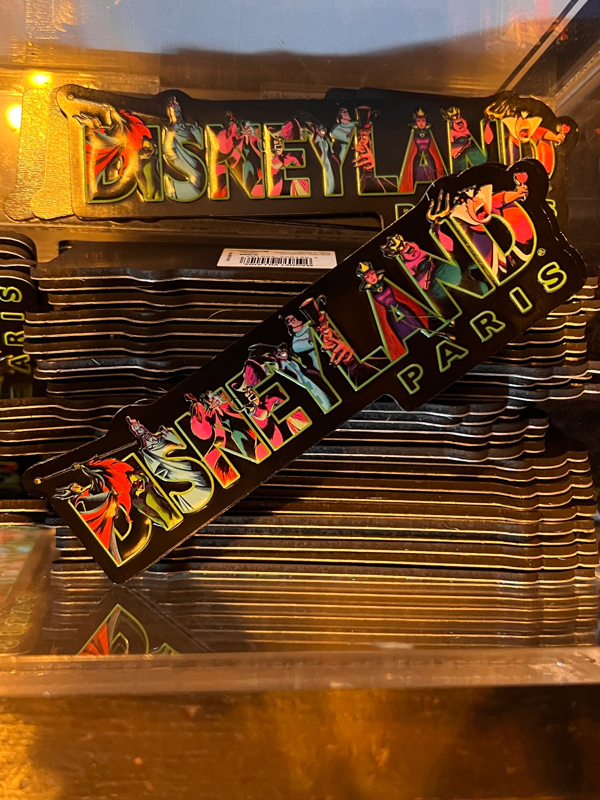 Disneyland Paris Villains Character Logo Magnet