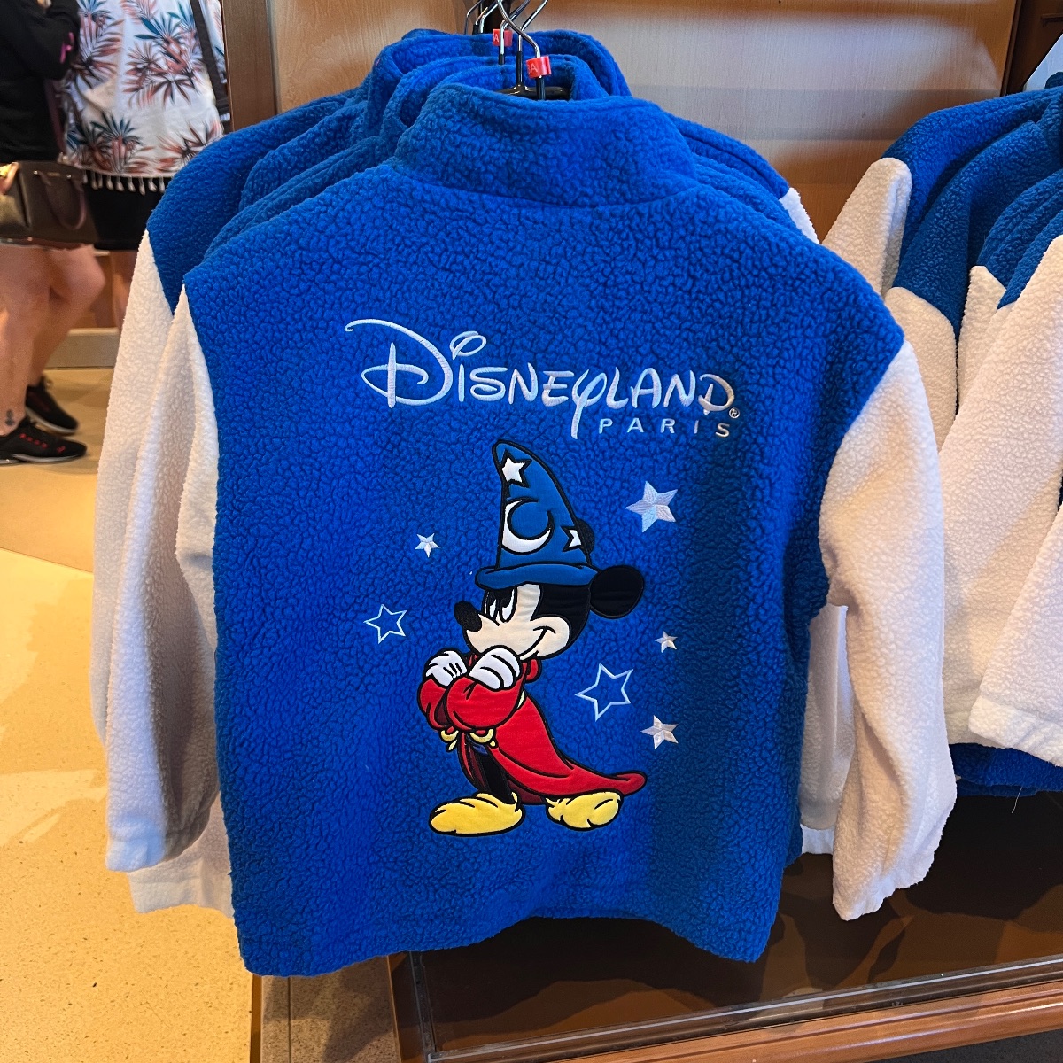Disneyland Paris Kids Full Zip Sorcerer Mickey Fleece Jacket
