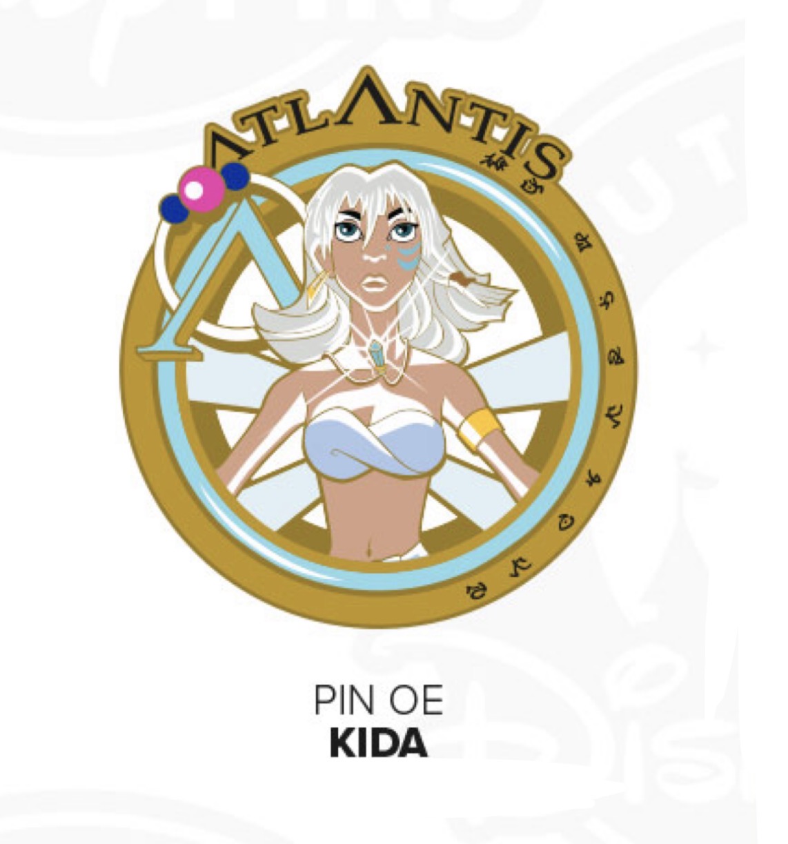 Disneyland Paris Atlantis Kida Pin