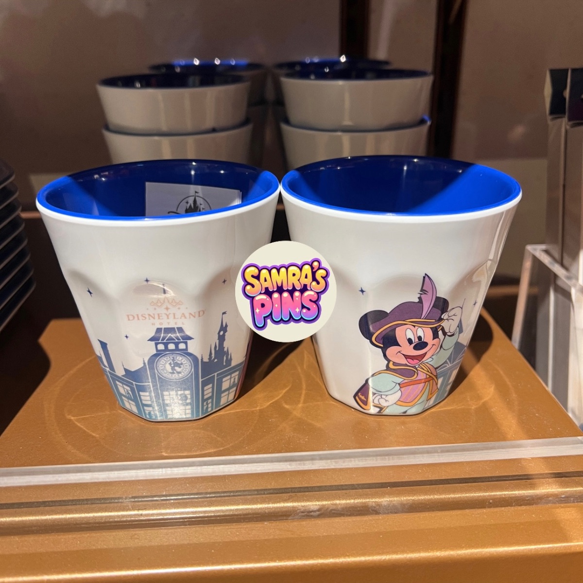 Disneyland Paris Hotel Mickey Minnie Banquet Plastic Cup