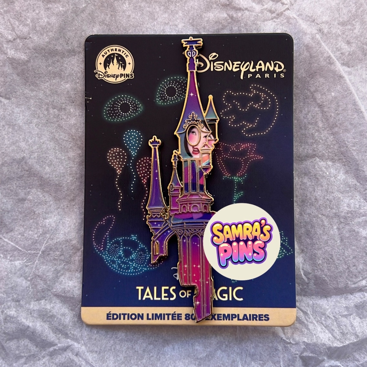 Disneyland Paris Limited Edition Tales of Magic Mulan Pin