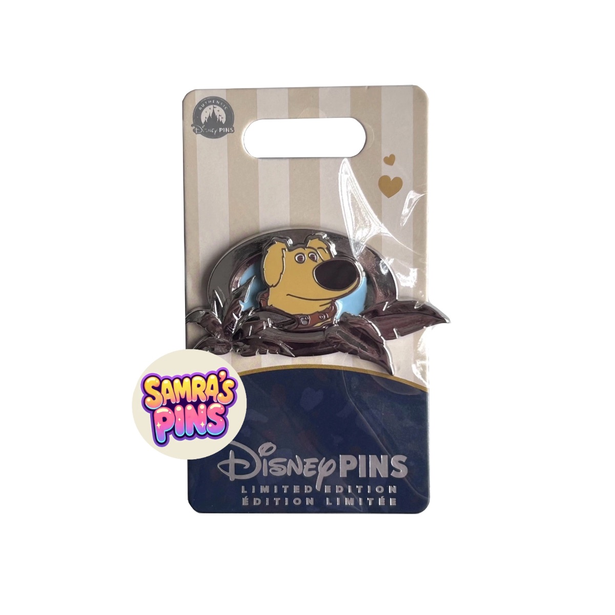 Disney Store Limited Edition Tails of Friendship Up Dug Pin