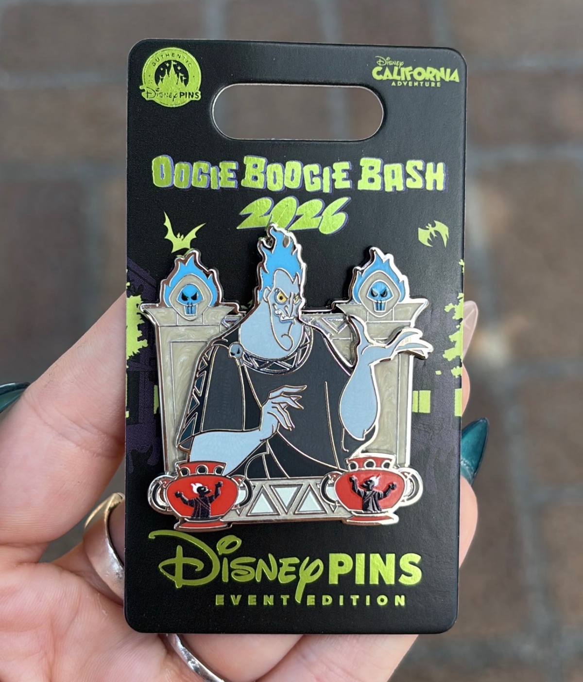 Disneyland Resort Oogie Boogie Bash 2026 Hades Event Edition Pin