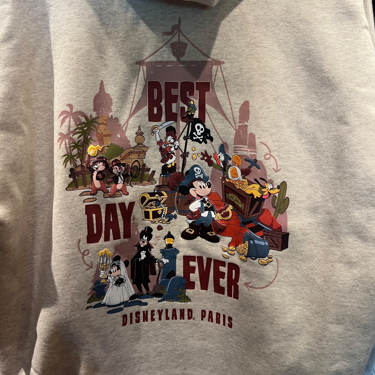 Disneyland Paris Attractions Hoodie view 2
