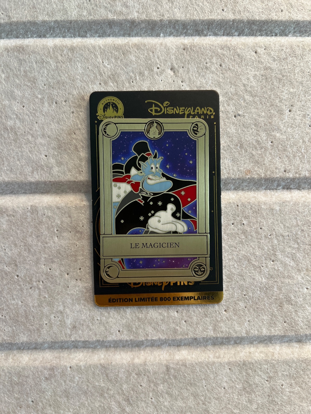 Disneyland Paris Tarot Card Genie Pin view 1