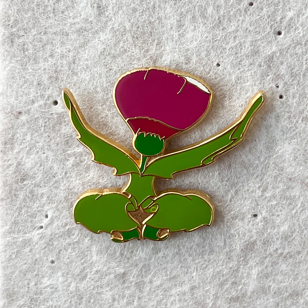 Disneyland Paris Cast Refresh Fantasia Thistle Flower Pin