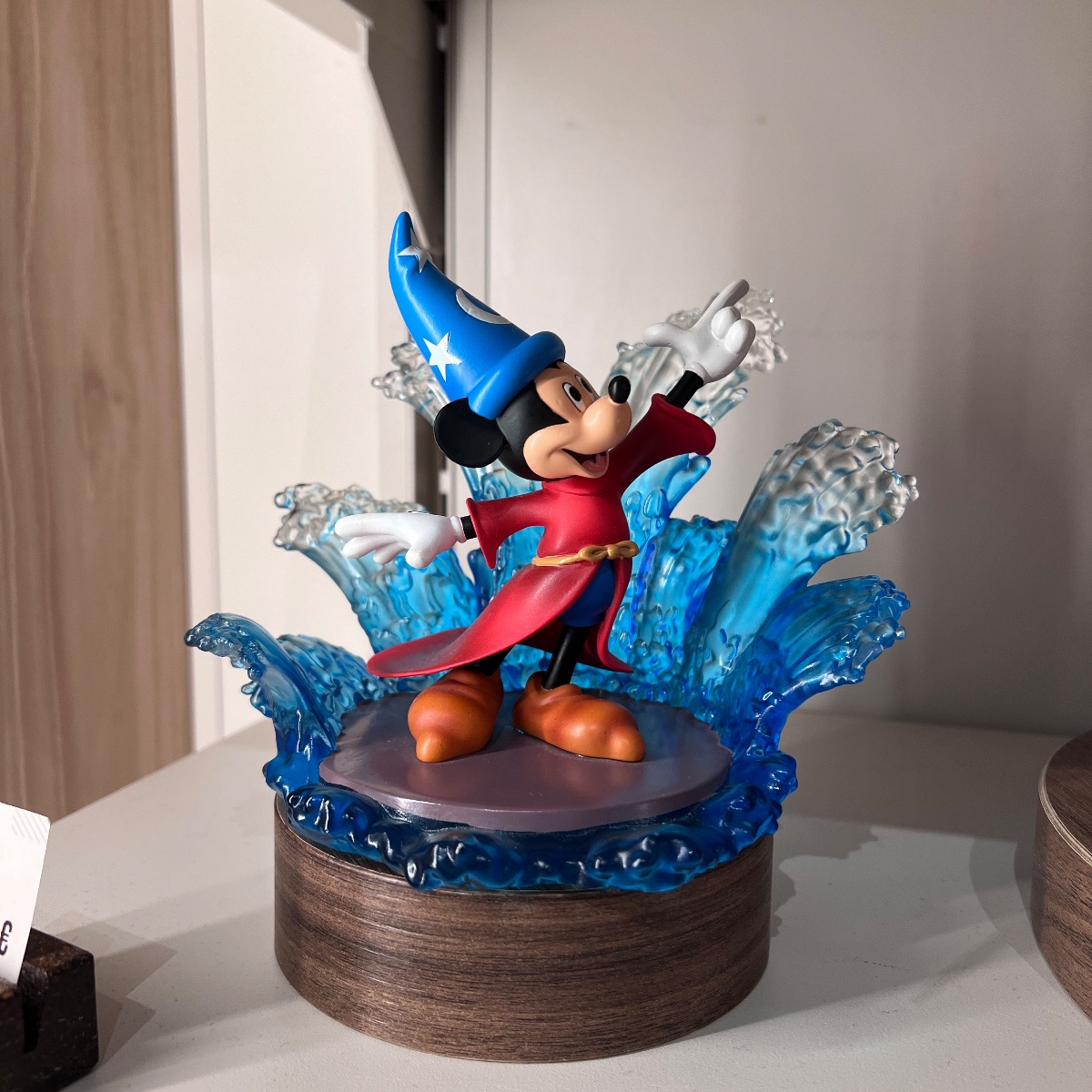 Disneyland Paris Fantasia Sorcerer Mickey Water Splash Figurine view 2