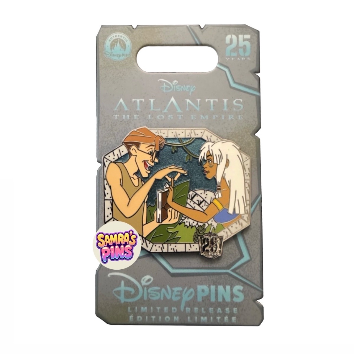 US Disney Limited Edition Atlantis The Lost Empire 25th Milo Kida Pin