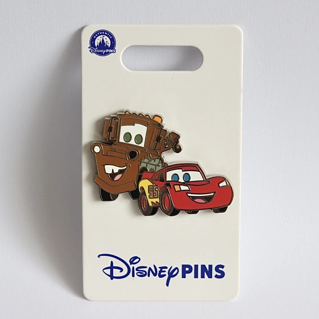 US Disney Cars Mater Lightning McQueen Pin view 1