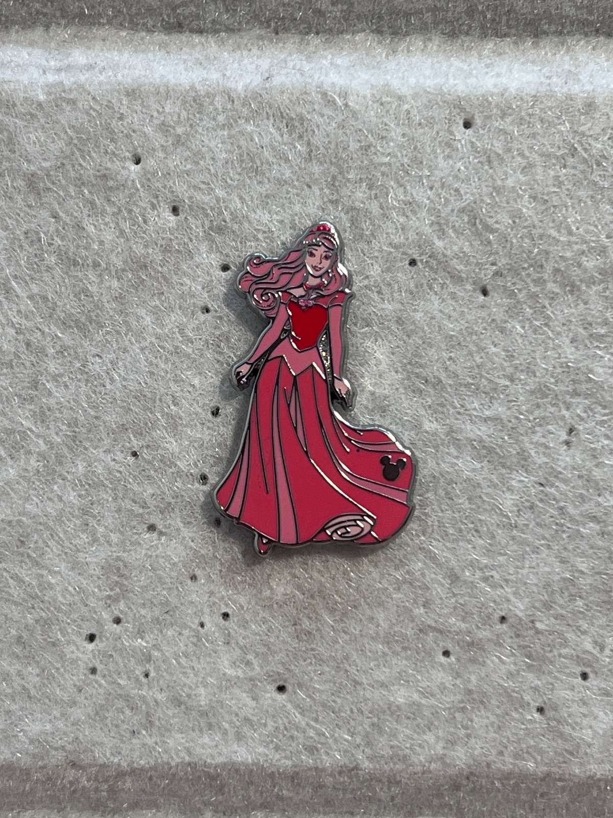 Disneyland Resort 2025 Wave A Pink Aurora Sleeping Beauty Hidden Mickey Pin