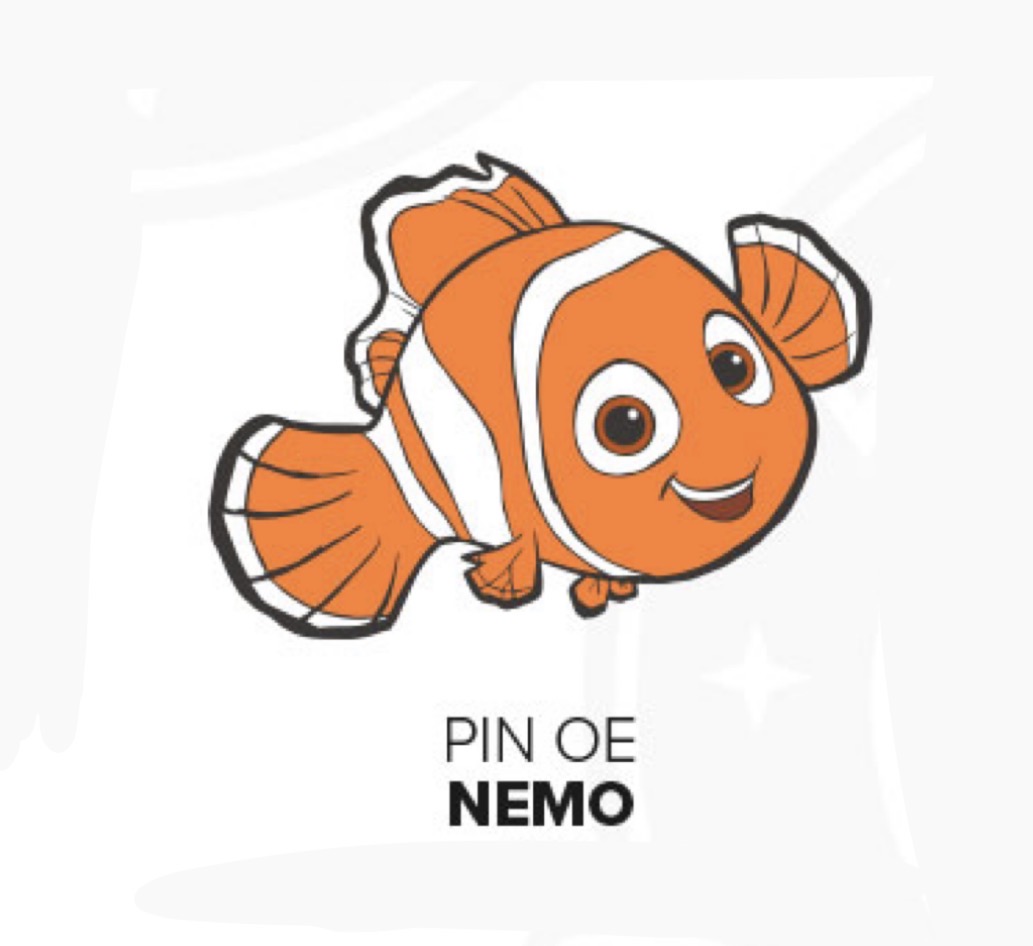 Disneyland Paris Finding Nemo Pin view 1