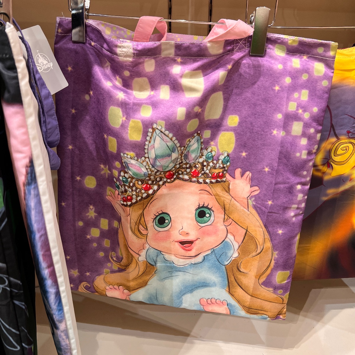 Tokyo Disney Store Tangled Baby Rapunzel Tote Shopping Bag