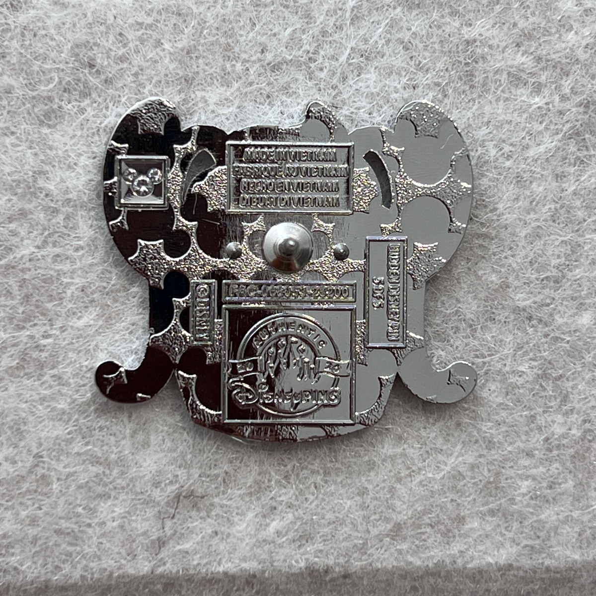 Disneyland Resort 2026 Hidden Mickey Angel Cupcake Pin view 2