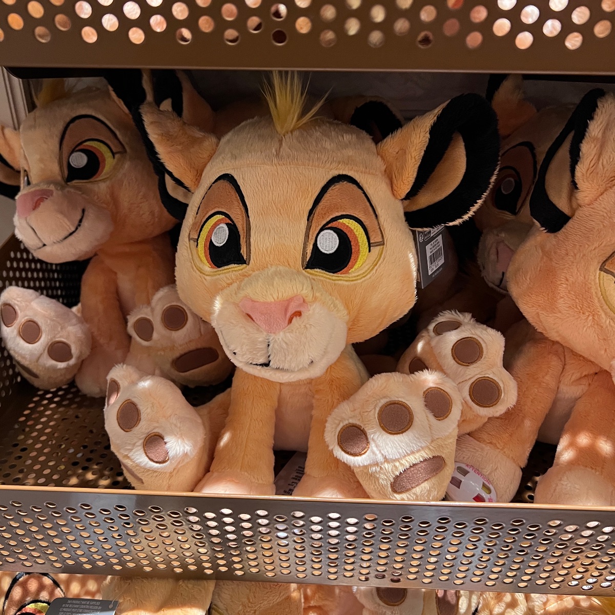 Disneyland Paris The Lion King Simba Big Feet Plush