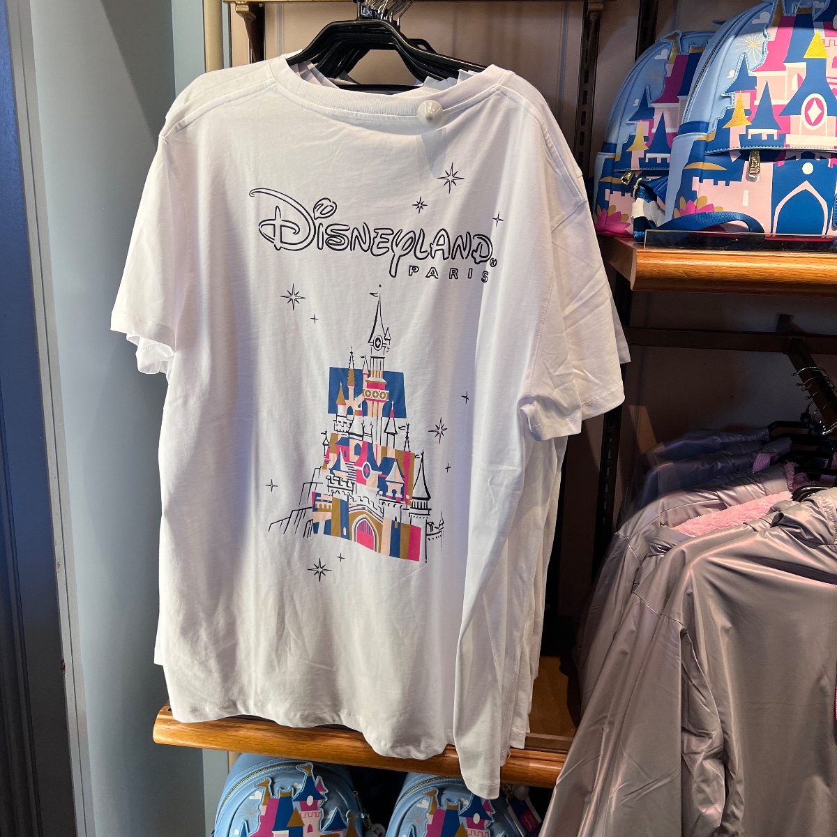 Disneyland Paris Sketch Colour Block T-Shirt view 2