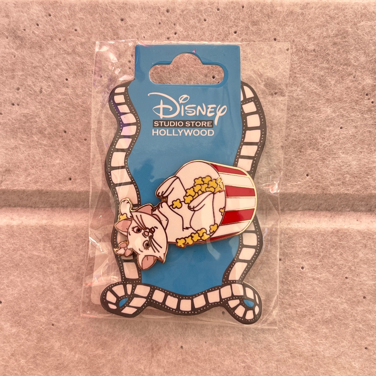 Disney Studio Store Hollywood Marie Popcorn Bucket Pin view 1