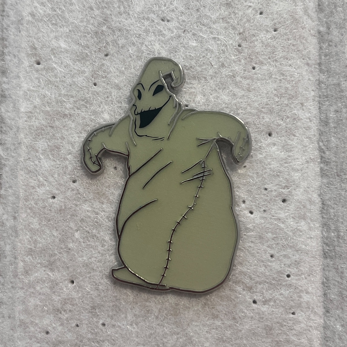Disneyland Paris Nightmare Before Christmas Oogie Boogie Glow in the Dark Pin