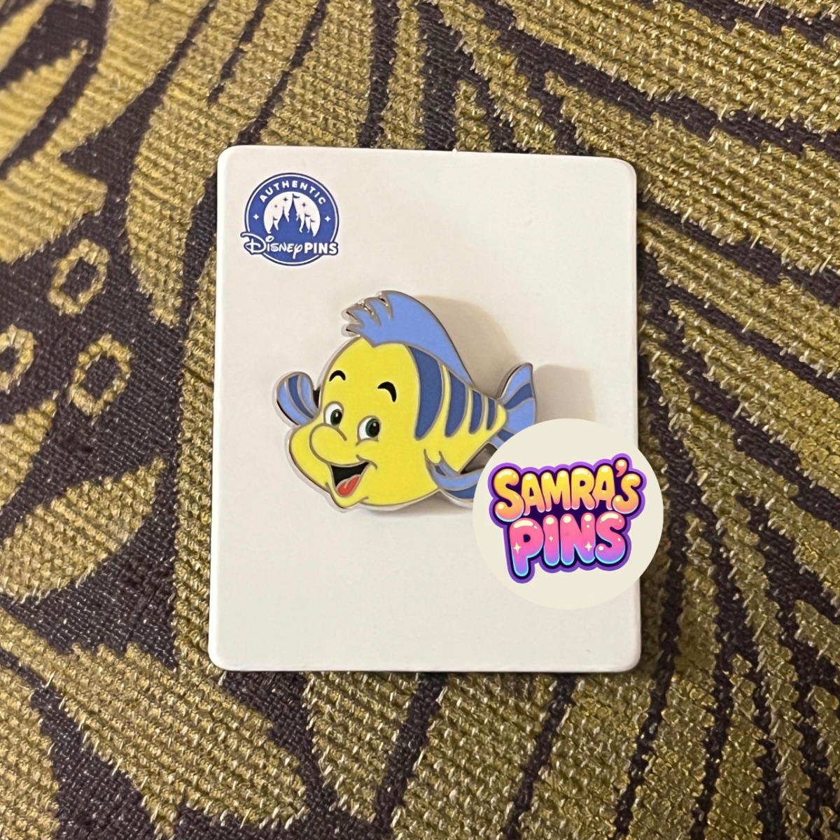 Disneyland Paris Cast Refresh Flounder Pin
