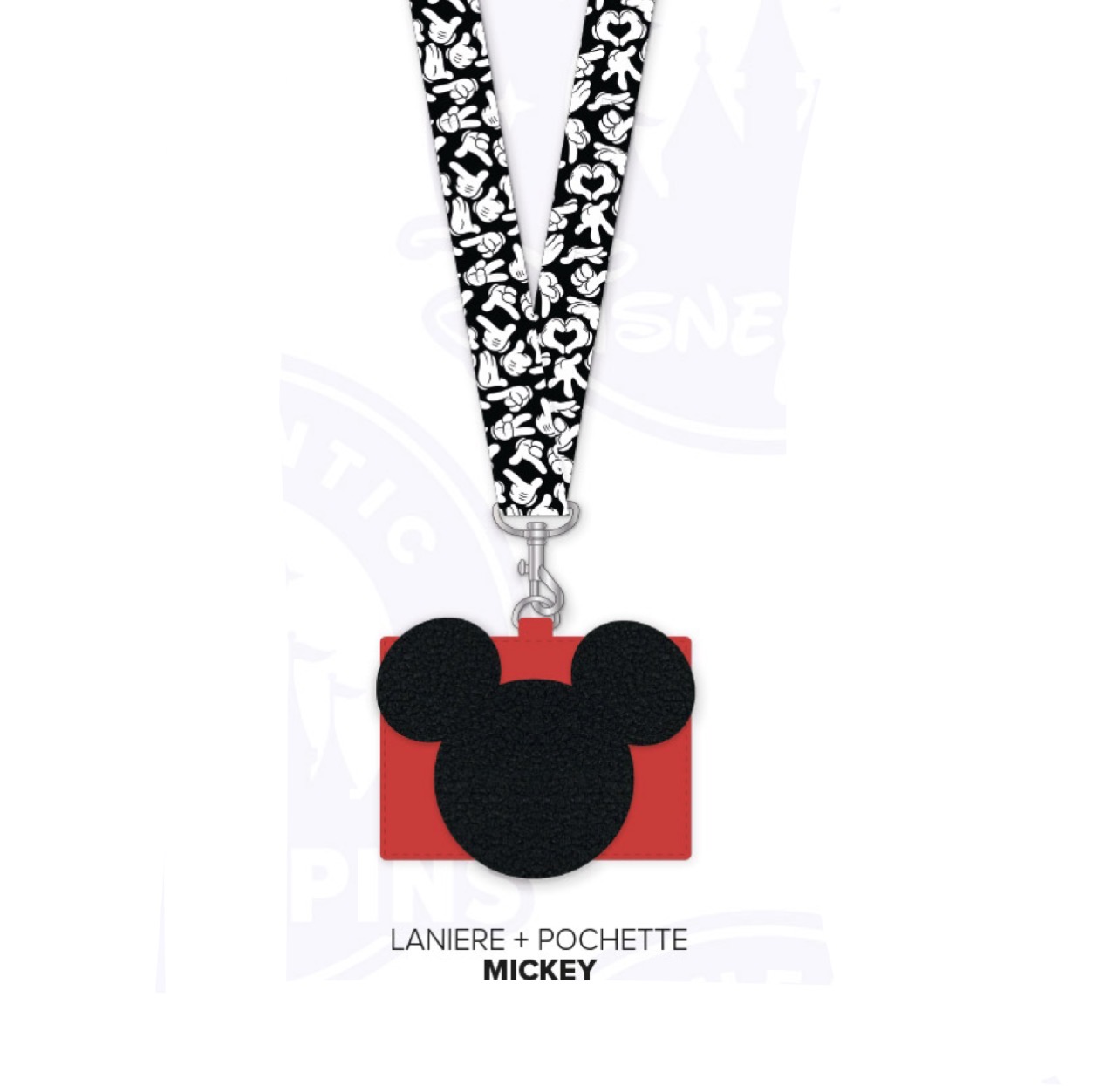 Disneyland Paris September 2026 Classic Mickey Symbol Lanyard