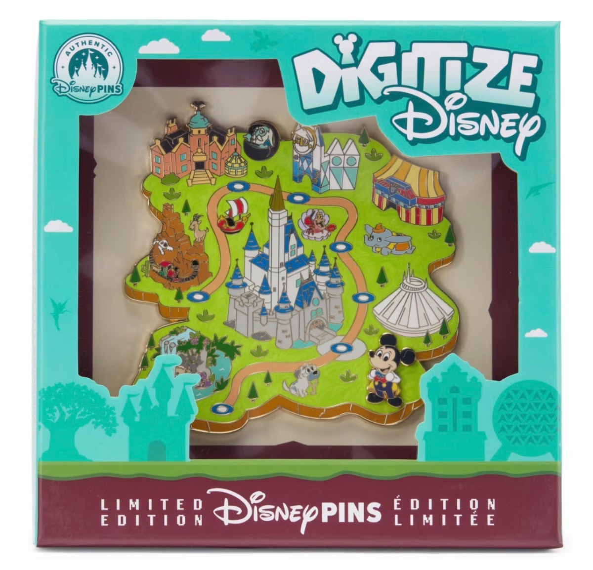 Walt Disney World Limited Edition Digitize Jumbo Pin