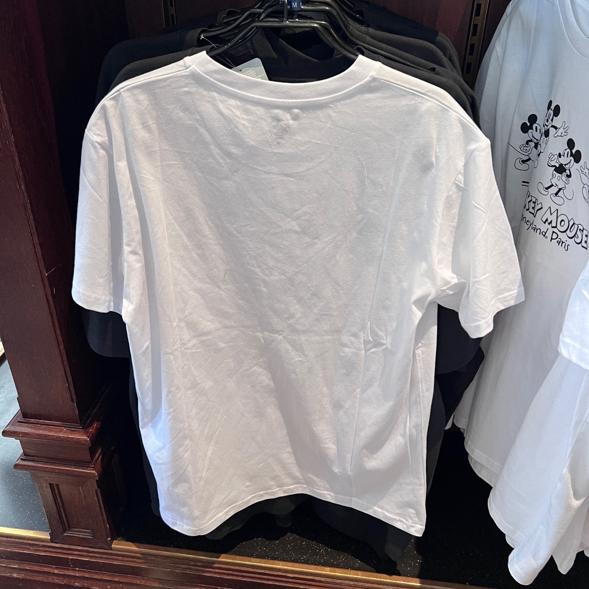 Disneyland Paris White Mickey Mouse Graffiti Graphic T-Shirt view 3