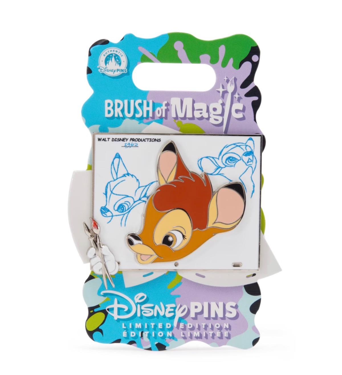 Disney Store Limited Edition Brush of Magic Bambi Pin