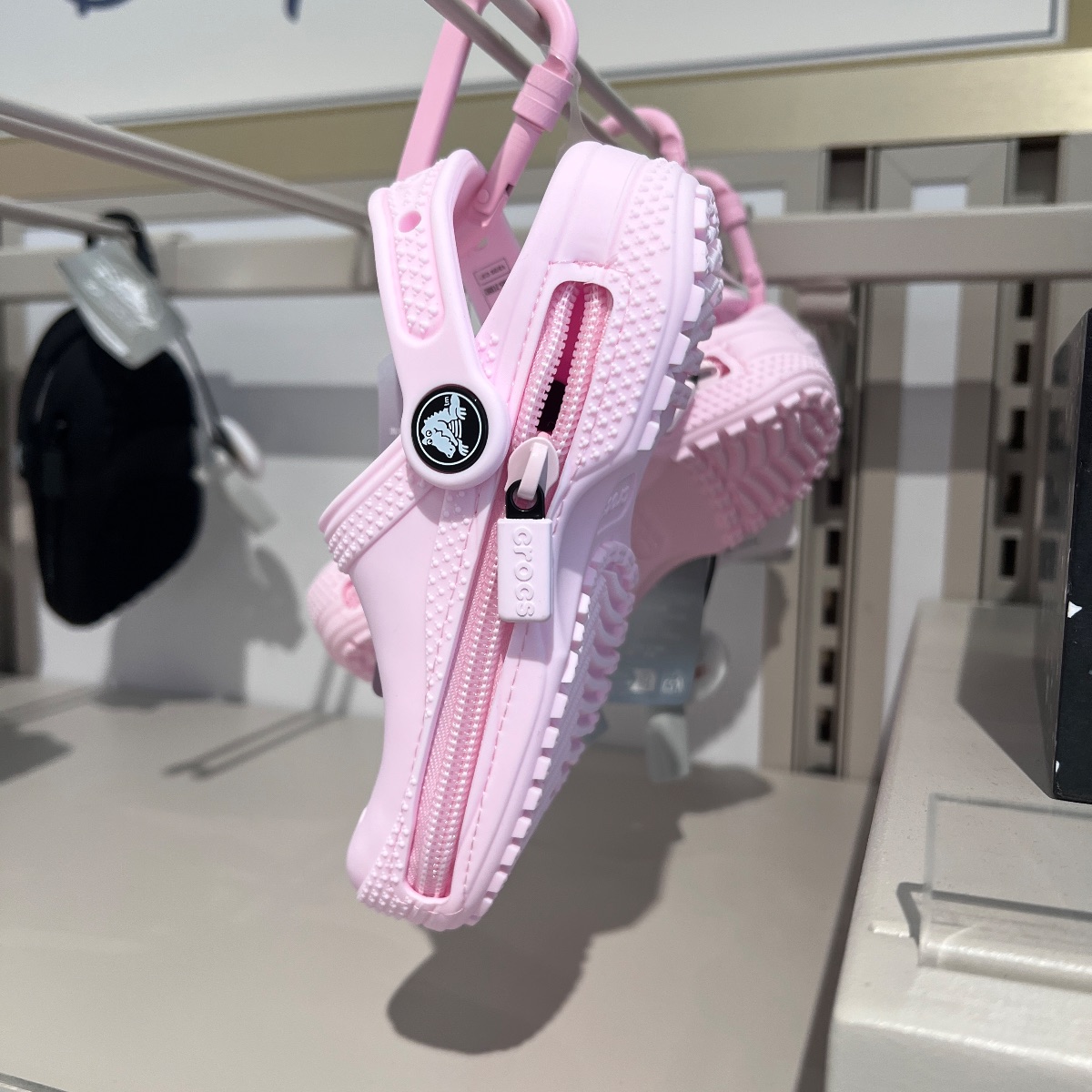 Disney x Crocs Pink Bag Charms Keyring view 2