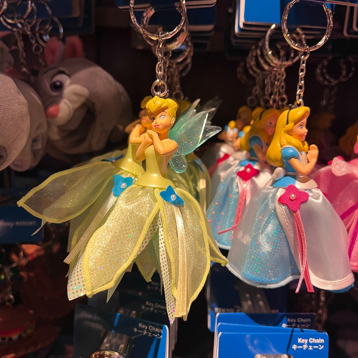 Tokyo Disney Tinkerbell Dress Keyring view 1