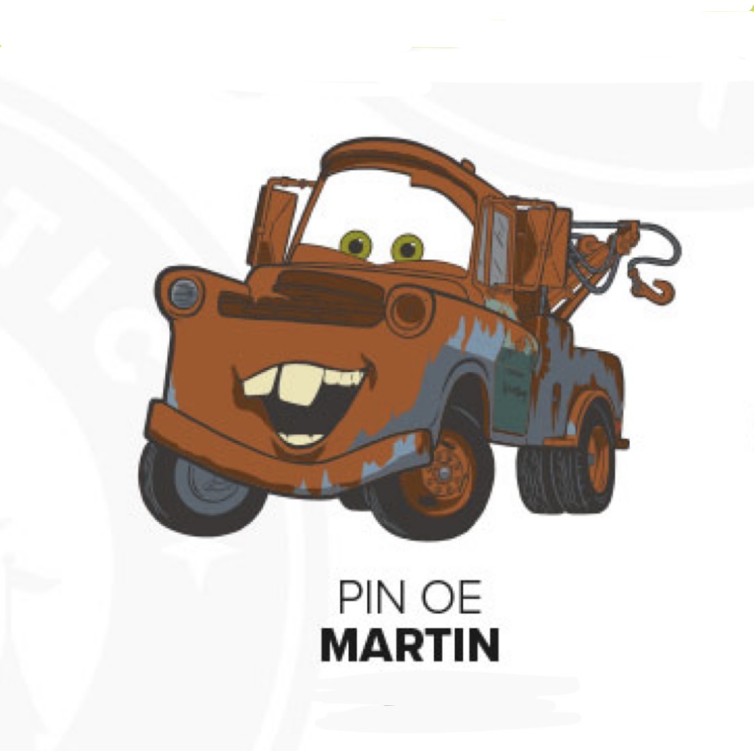 Disneyland Paris Cars Mater Pin