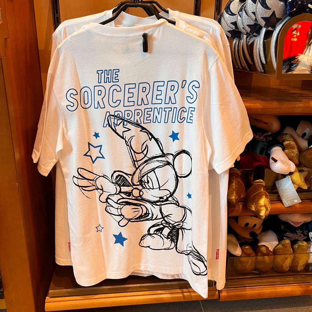 Disneyland Paris Fantasia Sorcerer Mickey Sketch T-Shirt