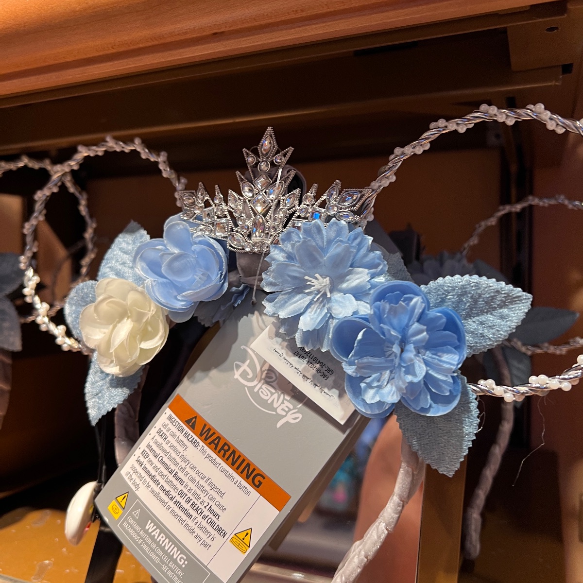 Disneyland Paris World of Frozen Light Up Minnie Ears view 2