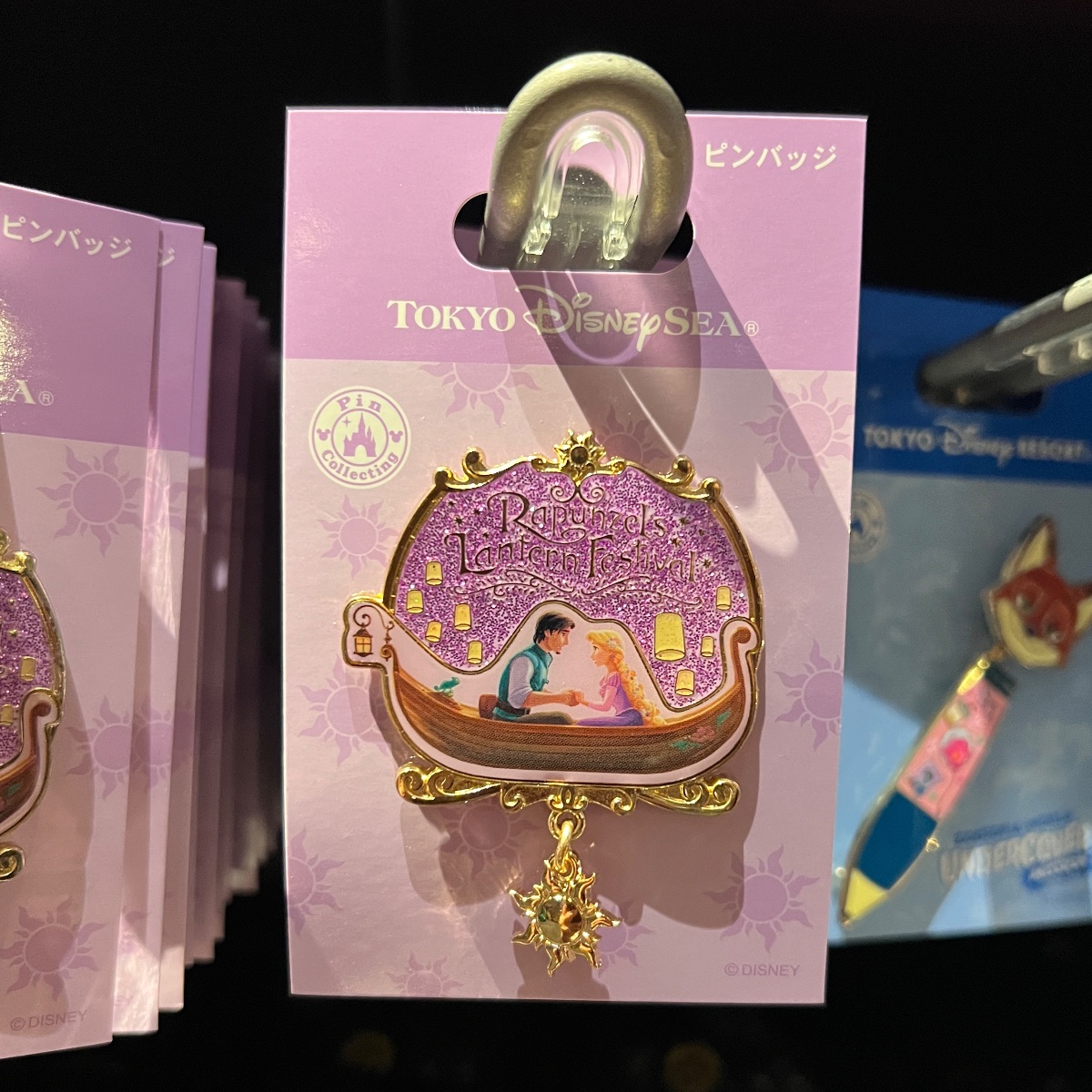 Tokyo Disney Tangled Rapunzel’s Lantern Festival Attraction Pin view 1