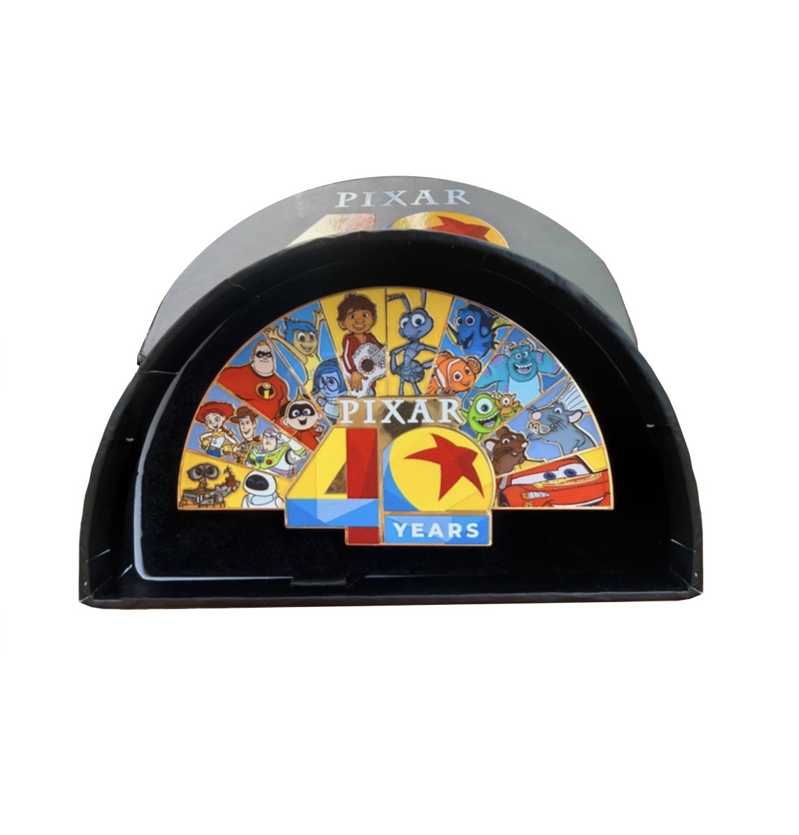 Disneyland Paris Limited Edition 40th Pixar Mini Jumbo Pin view 1