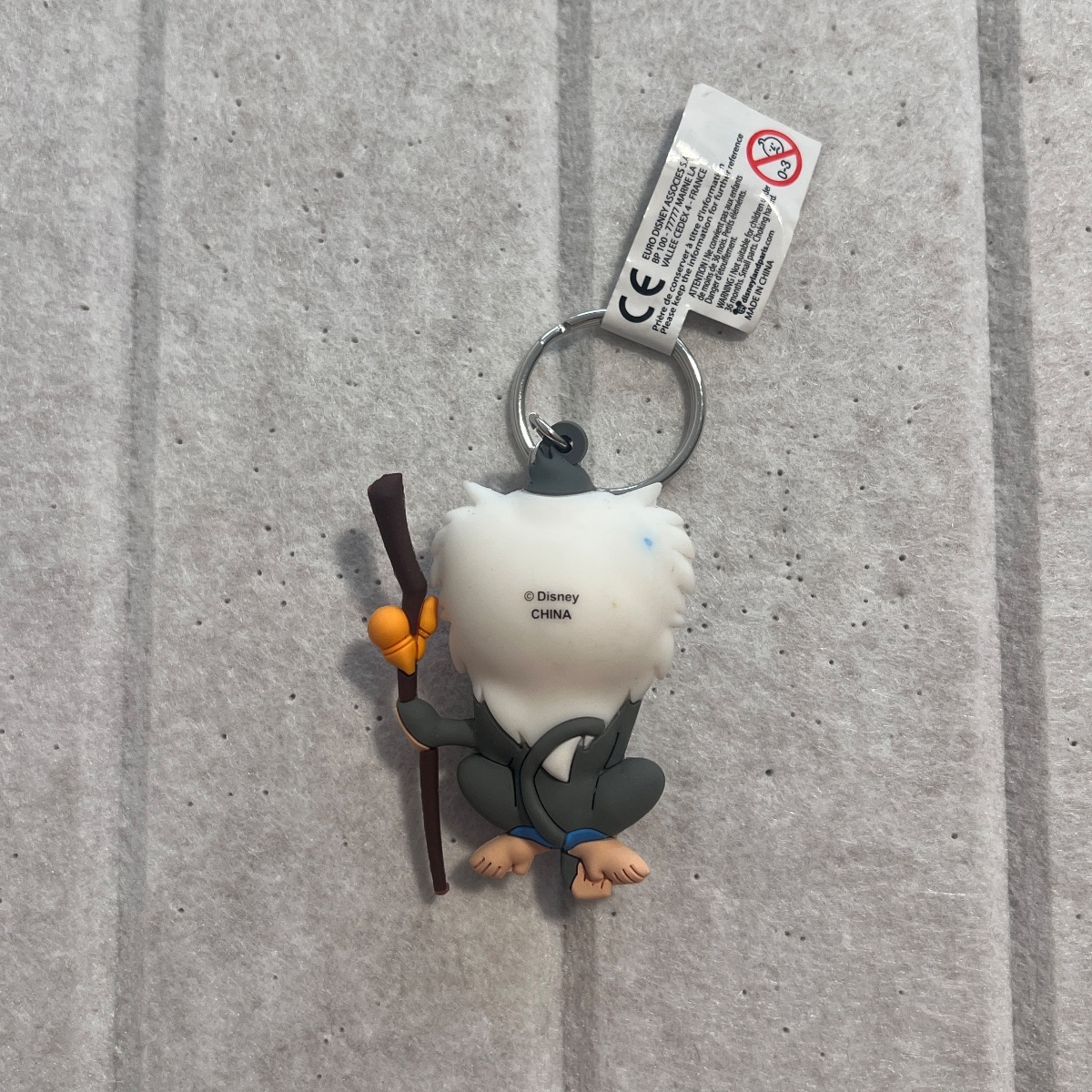 Disneyland Paris Lion King Rafiki 3D Character Keyring view 2