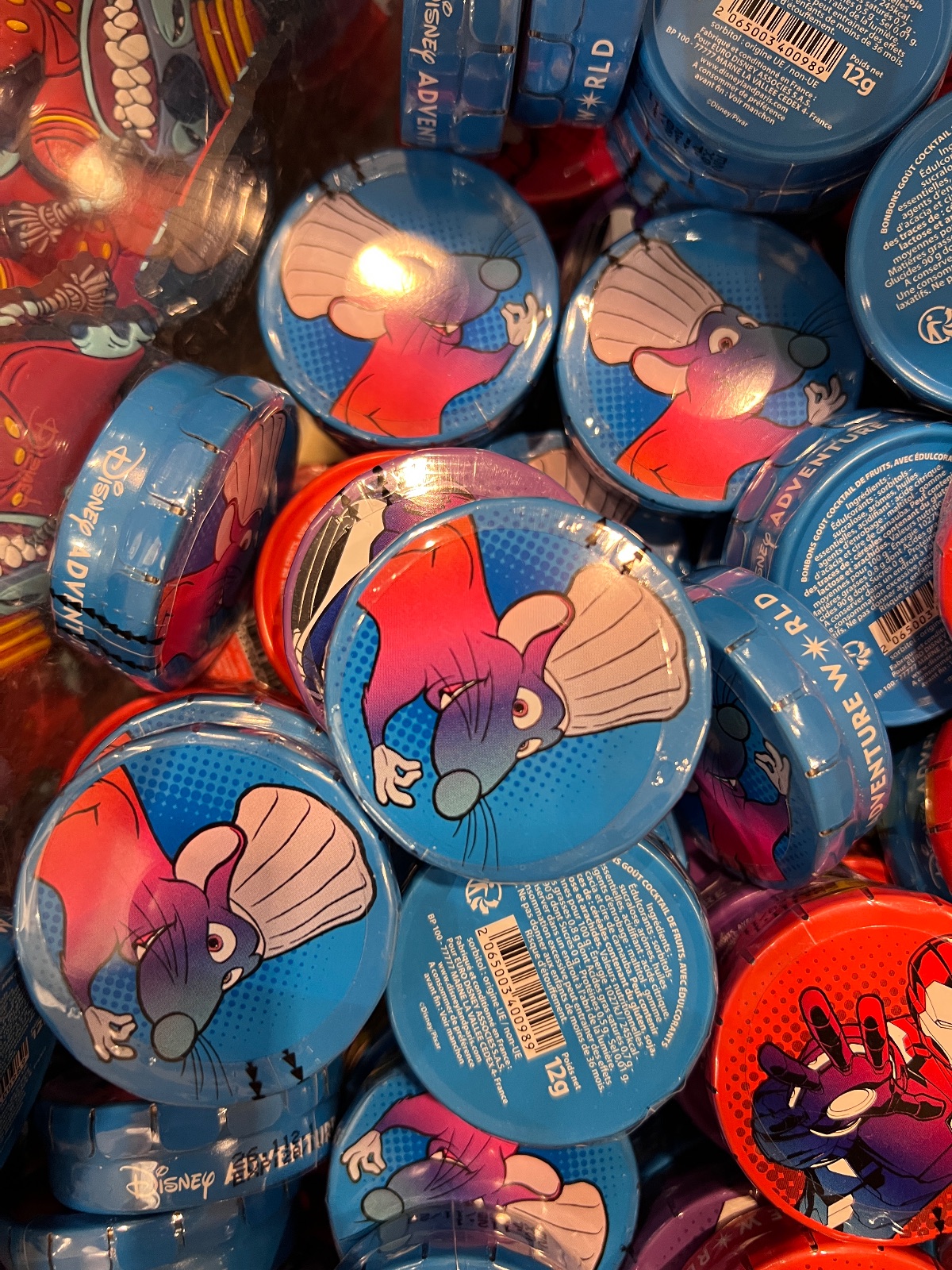 Disneyland Paris Ratatouille Remy Mint Tin view 1