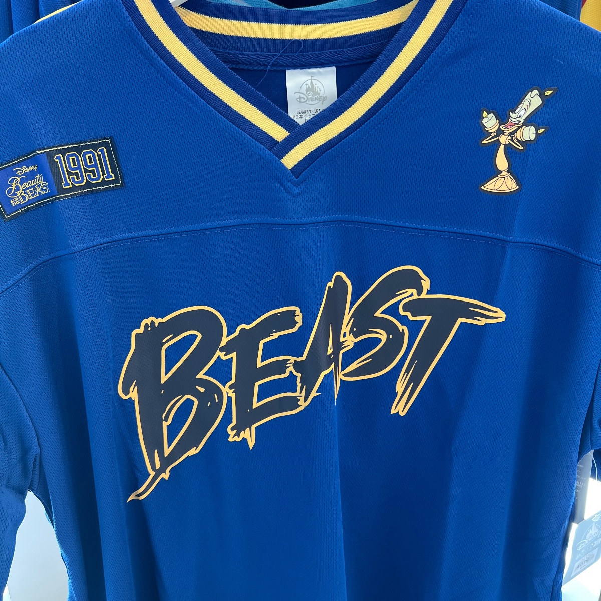 Disneyland Paris ‘Beast’ Beauty and the Beast Baseball Jersey view 2